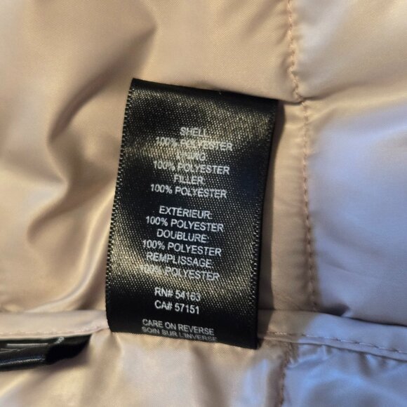 Kenneth Cole Packable Hooded Women's Puffer Jacket in Pink with Bag Size XL - Picture 6 of 9